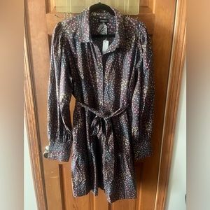 Summersalt Floral Dress - Brown, Pink, Blue